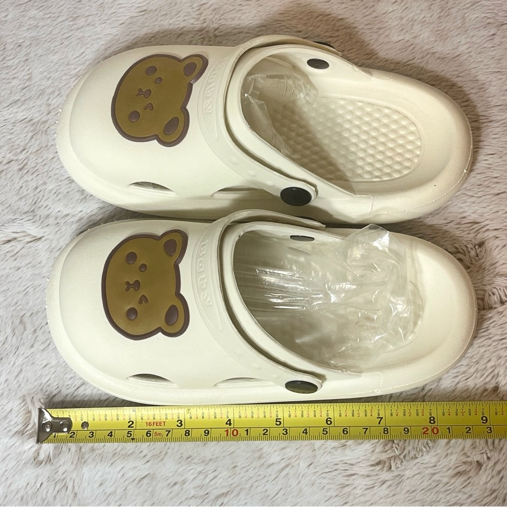 Charming Bear Kids Slippers - Cream - Picture 7 of 7